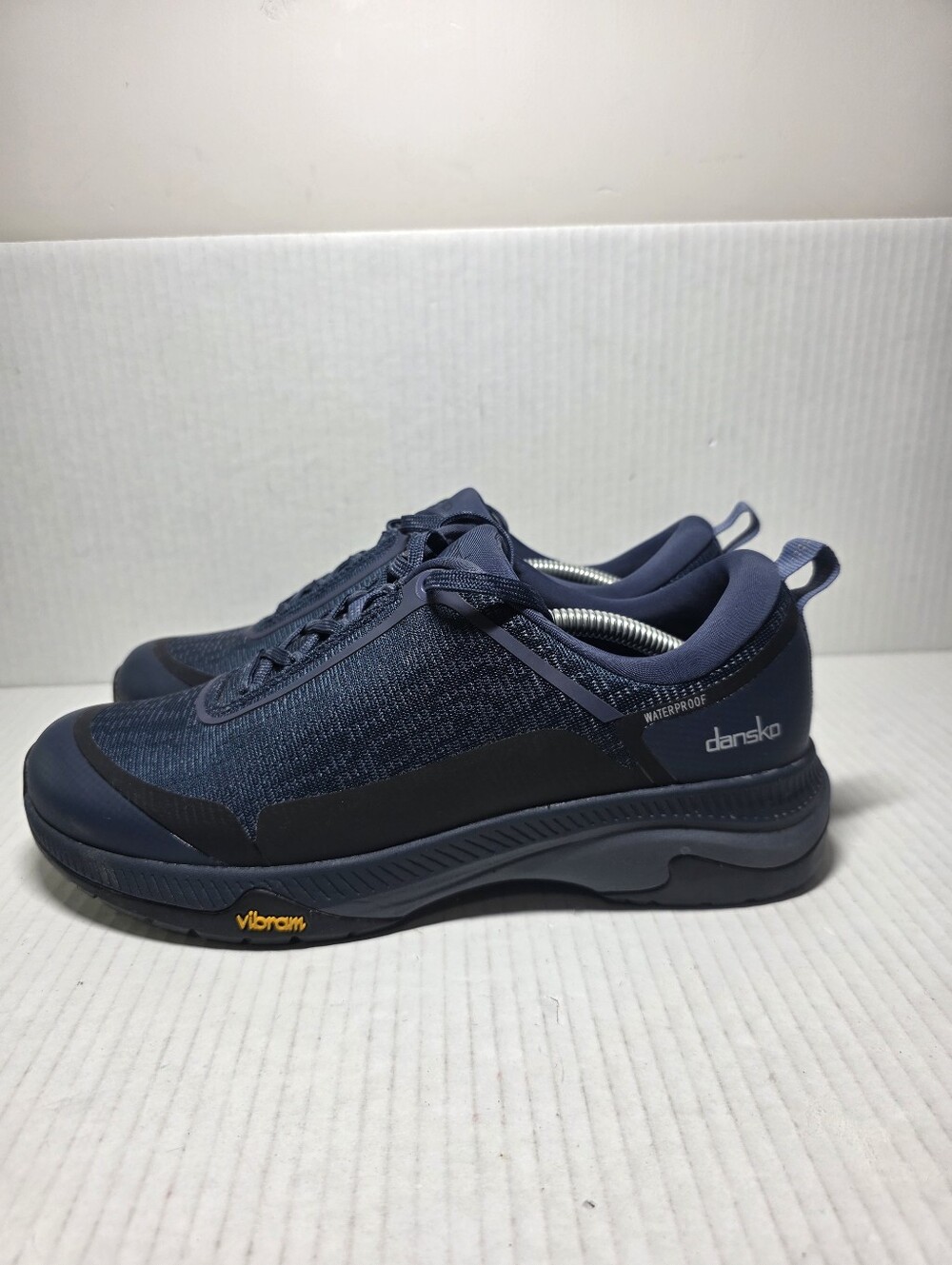 DANSKO Makayla Womens Size 38 Us7.5 Blue Lace-Up Waterproof Walking Sneakers